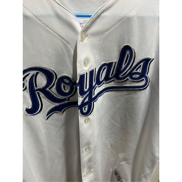 VINTAGE MAJESTIC KANSAS CITY ROYALS #29 MIKE SWEENEY BASEBALL JERSEY Large - Picture 8 of 8